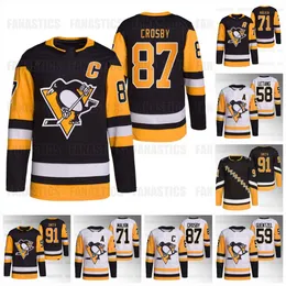 Penguins Jersey Home Away Pittsburghs Tristan Jarry Kris Letang Erik Karlsson Reilly Smith Bryan Rust Rickard Rakell Michael Bunting Sidney Crosby