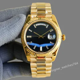 Projektant Watch for Men Day Data Automatyczna zegarek 41 mm 2813 Auto Ruch Sapphire Glass Stalom Stal Prezydent Prezydencki Prezydent Kobiet Watch Tydzień Datejust zegarków