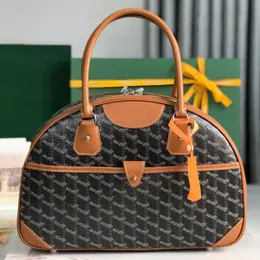 Hochwertige Designer-Handtasche, großes Fassungsvermögen, mittelgroße Tragetasche, Reisetasche in Spiegelqualität, 11 verfügbare Farben, Bowlingtasche aus echtem Leder für die Reise