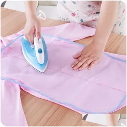 Ironing Boards Cloth Protective Press Mesh Insation Board Mat Er Against Pressing Pad Mini Iron Random Colors Drop Delivery Home Gar Otwjp