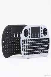 Mini Rii i8 Drahtlose Tastatur 24G Englisch Air Mouse Tastatur Fernbedienung Touchpad für Smart Android TV Box Notebook Tablet pc2138207