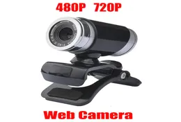 Yeni HD Webcam Web Kamerası 360 Dergi Dijital Video USB 480P 720P PC Webcam Dizüstü bilgisayar masaüstü bilgisayar aksesuarı için mikrofonlu8805138