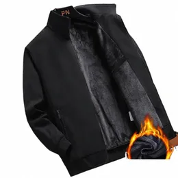 mantlconx Men Winter Thermal Fleece Jacket Men Casual Windproof Jackets for Men Autumn Outwear Parka Coat Busin Office Dr 06YZ#