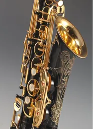 Zupełnie nowy saksofon alto Yas82z Gold Key Super Professional High Quality Black Gold Saksakier Prezent 94595329518444