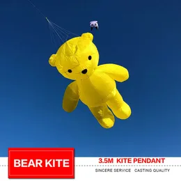 Duże na zewnątrz latające zabawki dla dorosłych Kite Fabryka Octopus Kamena Space Walkl2311193.5m Niedźwiedź Kite Kite Hanging Cartoon Kite