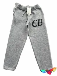 2023 Gray Relaxed Cole Buxt Pants Män kvinnor Merino Wool Cott Cole BUXT CB LOGO Pants Loose Casual Sweatpants Byxor 54PZ#