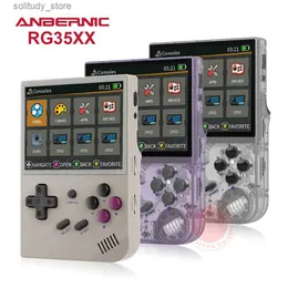 Portable Game Players ANBERNIC RG35XX handheld game console Linux Garlic OS System 3.5 I Cortex-A9 retro video player 5000+classic game childrens gifts Q240326