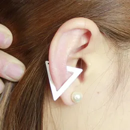 Ear Cuff Ear Cuff Moda Nova Bijoux Brincos Triângulo Geométrico Ear Clip Ear Clip Womens Jóias Presente Orechini Pendientes H0203 Y240326