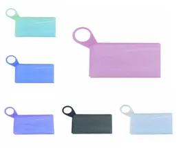 Caixa de armazenamento de máscara de silicone máscaras descartáveis clipe de armazenamento portátil suporte de máscara à prova dwaterproof água protetor facial organizador criativo organizatio6729007