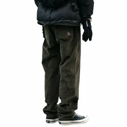 日本のストリートウェア高品質の耐摩耗性Corduroyカジュアルパンツ韓国人男性衣料品ハラジュク