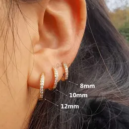 후프 Huggie Little Girl Ring Earrings 작은 귀걸이 작은 귀걸이 연골 흡입 천공 반지 나사 조인트 이어링 Tragus Round Womens Ring 24326