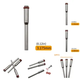 새로운 10pcs dremel 액세서리 2.35/3mm 미니어처 클램핑 연결 레버 연마 맨드릴 커팅 휠 홀더 Shank