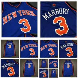 College Basketball Wears Rare Jersey Men Youth Women Vintage 3 Stephon Marbury Game Issued High School Size S-5Xl Custom Any Name Or N Ot3Z5