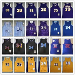 Retro West Abdul Chamberlain godny Jersey zszyty biały pusty niebieski czerwony