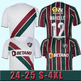 2024 2025 S-4XL Fluminense Futbol Forması 2024 Marcelo Evde Futbol Gömlek Ph Ganso Andre John Kennedy Nino Marquinhos Jhon Arias Jersey 24 25