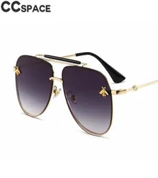 Vintage Bee Pilot Sunglasses Women Retro Cool Men okulary 2022 Fashion Shades Uv400 CCspace Lasses Oculos 477681502286