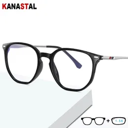 Anti Blau Licht Blockieren Glasse TR90 Brillen Rahmen Männer Rezept Lesebrille CR39 Objektiv Hyperopie Myopie Brillen 240313