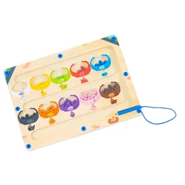 Деревянная чертежная доска множественная геймплей DIY Montessori Education Toy Magnet Buzzles для ребенка малыша 240321