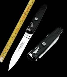 est italiano Padrino Mafia Stiletto Coltello orizzontale Singola azione Auto Tattico Caccia da campeggio Coltelli da sopravvivenza Strumenti EDC BM8250239