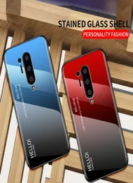 Anti Scratch Gradient Cover Color COLDED SZKOLNE Połączenie telefonu dla OnePlus 8 Pro 7 Pro 7t 6 5T 5 One Plus Nord3391599