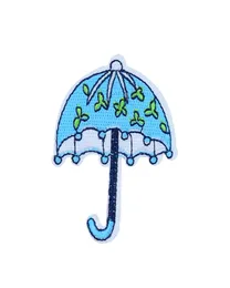 بقع المظلة 10pcs لأكياس الملابس الحديد عند النقل رقعة زرقاء نابض للأطفال جينز ديي خياطة على شارة التطريز 9497602
