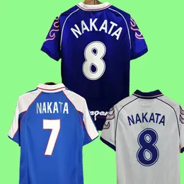 98 Giappone Maglie da calcio retrò Soma Akita Okano Nakata Retro Mens 1998 National Team Kawaguchi Away Gacekelerlerlekele Disponibile a maniche lunghe Kazu Hattori Shirts