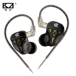Kuddar KZ DQS Earphones Bassöränger i öronmonitor hörlurar Sportbrus som avbryter HIFI -headset DQ6 DQ6S ZSN PRO EDC