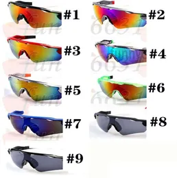 Summer Men Fashion Sunglasses Sports Sports Growgles Glas SES Cycling Beach Outdoor Drving Sun Glasses 9Colors2476512