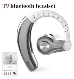 سماعة رأس Bluetooth T9 Noise إلغاء سماعات أعمال أذن الهاتف مع ميكروفون لعلم صالة الألعاب الرياضية لتشغيل سماعات الأذن لنظام iOS مع Package7324610