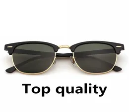 Óculos de sol de marca de alta qualidade, óculos de sol masculino e feminino, lente de vidro, armação de metal, zíper, óculos de sol esportivos vintage com case3385769