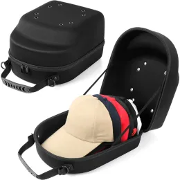 Bins tragbare Outdoor Travel Hut Carrier Caps Caps Storage Hard Shell Hat Protective Box Hat Travel Case Baseball Cap Traging Bag