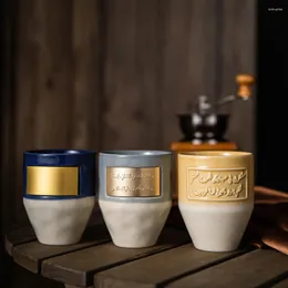Muggar Mellanöstern inskriptioner Saudiares stil mugg mjölkis kaffekopp kreativ keramik par te kontor gåva till vänner