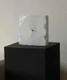 جدول الساعات الشمال بساطتها الإبداعية التصميم الإبداعي على مدار الساعة البسيطة الحديثة النمط الكراك الرجعية wabi-sabi الأبعاد 25x25x5.3cm