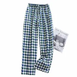 COTT Flanell Plaid Pyjama Hosen Herren Nachtwäsche Lg Hosen Homewear Lounge Schlaf Bottoms Lg Johns Alle Seass Kleidung Männer h0ye #