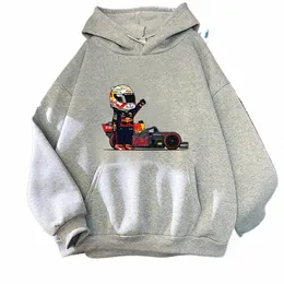 Mini F1 Felpa con cappuccio da donna Felpe Kawaii Felpe Kpop Abbigliamento Gioco Hip Pop Streetwear Y2K Sudaderas Moletom Felpa con cappuccio allentata e9z6 #