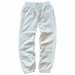 jjjjound minimalistyczny styl sportu zimowego gęstwy dres gęstwy spodnie Piękne swobodne legginsy uliczne spodnie dla mężczyzn N2E1#