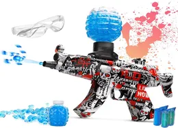 MP5 Electric GUN TOY Gel Water Ball With 5000PCS ShootingToy Gun Blaster Pistol CS Fighting Outdoor Game for Children Adult Red1384747