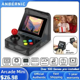 Przenośni gracze z Arcade Mini Best Popular 32 -Bit Mini Arcade Retro Console Handheld Portable Classic Player 500 dla dzieci Q240326