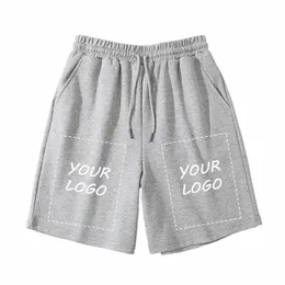 Erkekler İçin Yaz Özel Şortları Unisex Diy Beşinci Pantolon Kendi Tasarım Logo Kadınlar Özelleştirilmiş Desen Kısa Spor Giyim P2ZI#