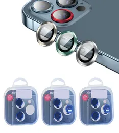 Telefon-Objektiv-Displayschutzfolie für iPhone 12 Pro Max 11 12 Mini, 3D-Kamera auf der Rückseite, gehärtetes Glas, Aluminium-Metallgehäuse mit Box 4946109