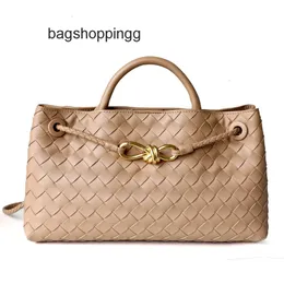 Metal Andiamo Buckle Rope Lady Neue Taschen Leder Bottegs West/East Venetass Totes Bag Tote High Woven Womens Quality Cowhide One Shoulder H 3AP9