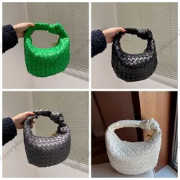 mini jodie debriyaj çantaları yeni yuvarlak dip tasarımcı çanta moda cüzdanları kadın deri çanta tote klasik cüzdanlar 28cm altın fermuar 240326