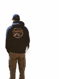 Simwood quente velo pesado pulôver hoodie homens solto logotipo impressão jogger sweatshirts plus size 2023 outono inverno novos hoodies w4x0 #