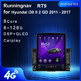 9,7-дюймовый новый Android для Hyundai i30 II 2 GD 2011-2017 Tesla Type Автомобильный DVD-радио Мультимедийный видеоплеер Навигация GPS RDS Без DVD CarPlay Android Автоматическое управление рулевым колесом