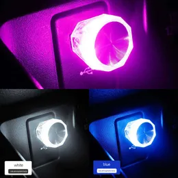 Aggiorna auto Mini USB LED luce ambientale lampade d'atmosfera decorative per l'ambiente interno Auto PC Computer luce portatile Plug Play