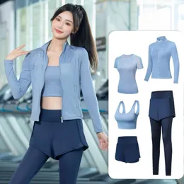 Flash Delivery 2022 New Yoga Suit Set for Women's Running Sports Gym Morning Run Spring/summer Professional Quick Drying Clothes Autumn Fashion