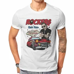 50-talets rockabilly sockhop rock och roll vintage doo wop 60s rocker t shirt grunge hög kvalitet tshirt överdimensionerade o-hals män kläder t2uj#