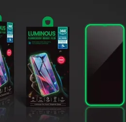 Luminous Screen Protector dla iPhone 13 12 11 Pro XR XS Max Pełna okładka Nocna nocna szkło dla Samsung S21 A13 A23 A33 A53 Film W2256204