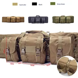 Bags 98cm / 118cm / 142cm Tactical Rifle Backpack Military Arisoft Hunting Bag Tactical Shotgun Shoulder Bag Molle Bag Gun holster