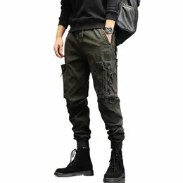 Calça cargo masculina de estrada única 2023 techwear baggy butt hip hop fi joggers calças masculinas streetwear calças casuais homens 17kb #